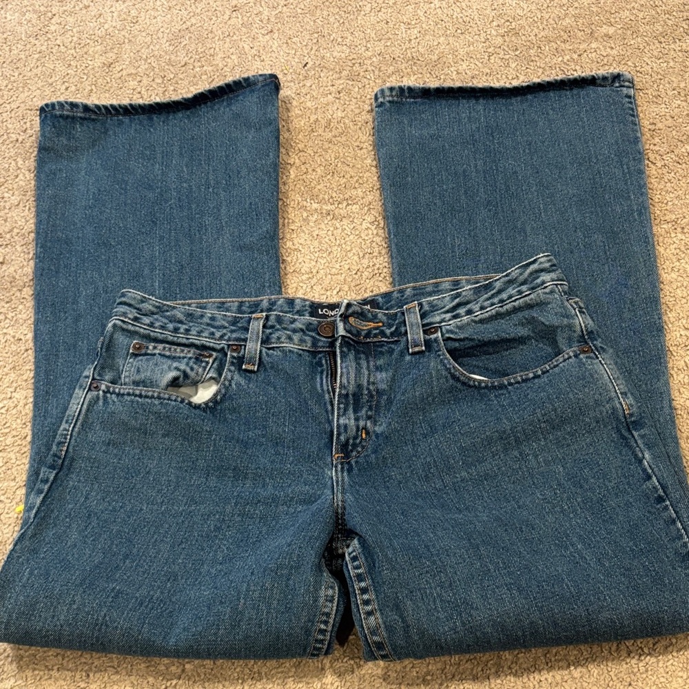 LONDONJEAN Women's Straight Leg Blue Jeans